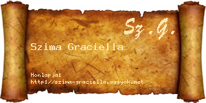 Szima Graciella névjegykártya